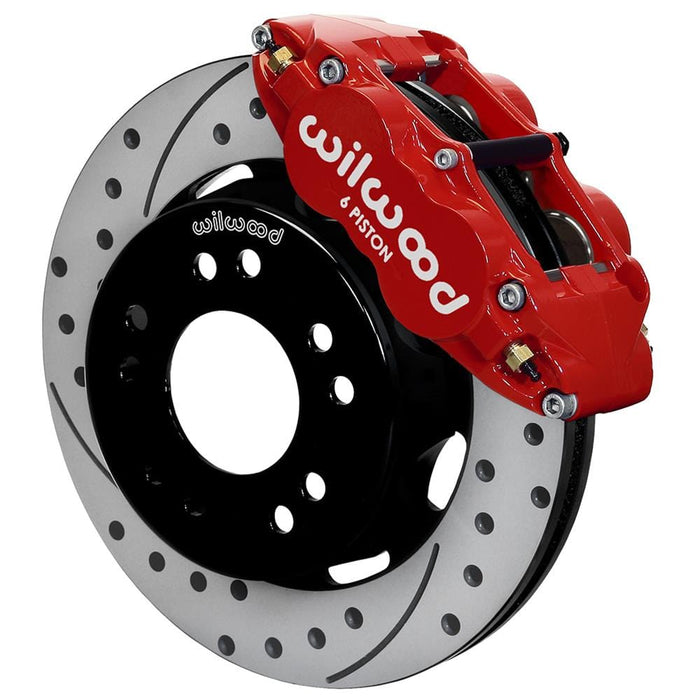 Wilwood Disc Brakes Wilwood Forged Narrow Superlite 6R Big Brake Front Brake Kits 140-15302-DR Autofit