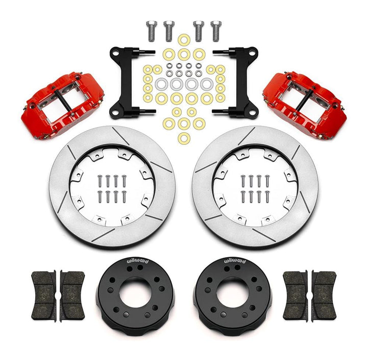 Wilwood Disc Brakes Wilwood Forged Narrow Superlite 6R Big Brake Front Brake Kits 140-15302-R Autofit