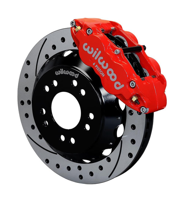 Wilwood Disc Brakes Wilwood Forged Narrow Superlite 6R Big Brake Front Brake Kits 140-15303-DR Autofit