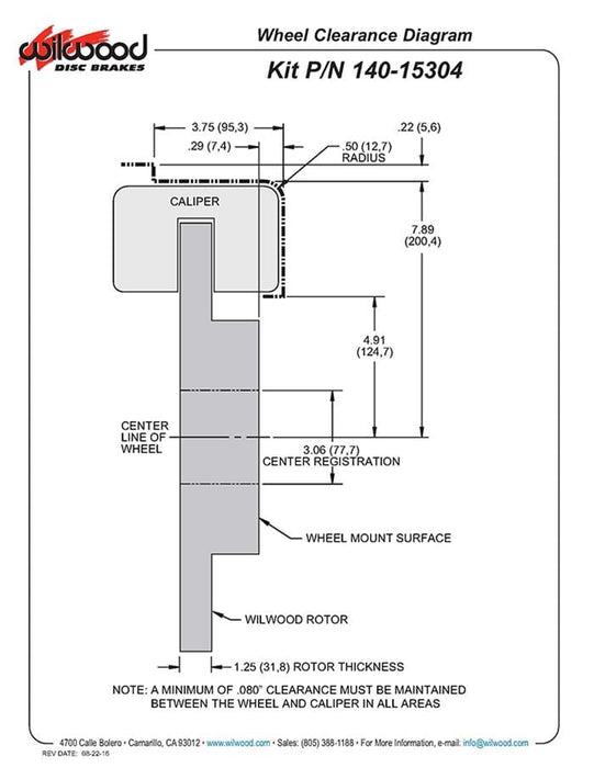 Wilwood Disc Brakes Wilwood Forged Narrow Superlite 6R Big Brake Front Brake Kits 140-15304-DR Autofit