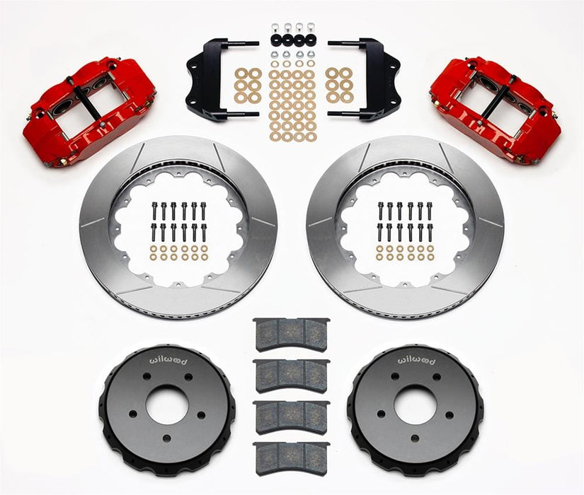 Wilwood Disc Brakes Wilwood Forged Narrow Superlite 6R Big Brake Front Brake Kits 140-15408-R Autofit
