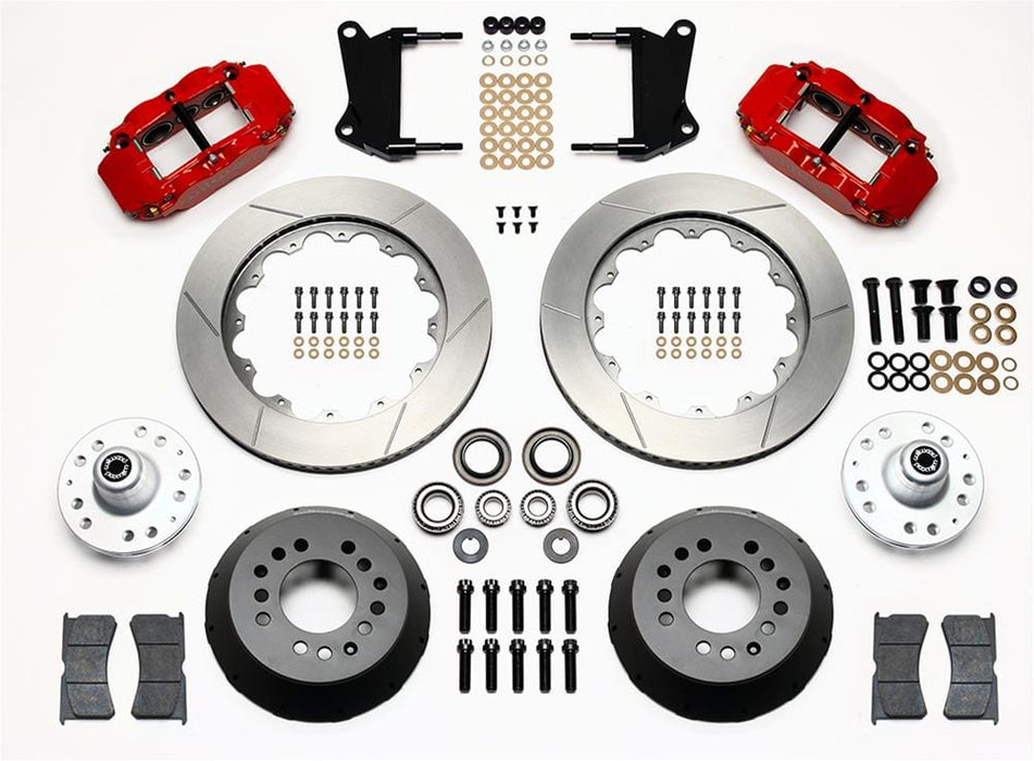 Wilwood Disc Brakes Wilwood Forged Narrow Superlite 6R Big Brake Front Brake Kits 140-15409-R Autofit