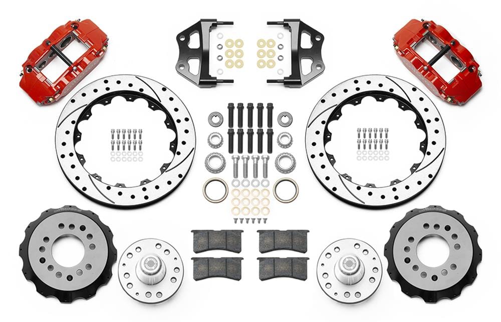 Wilwood Disc Brakes Wilwood Forged Narrow Superlite 6R Big Brake Front Brake Kits 140-15552-DR Autofit