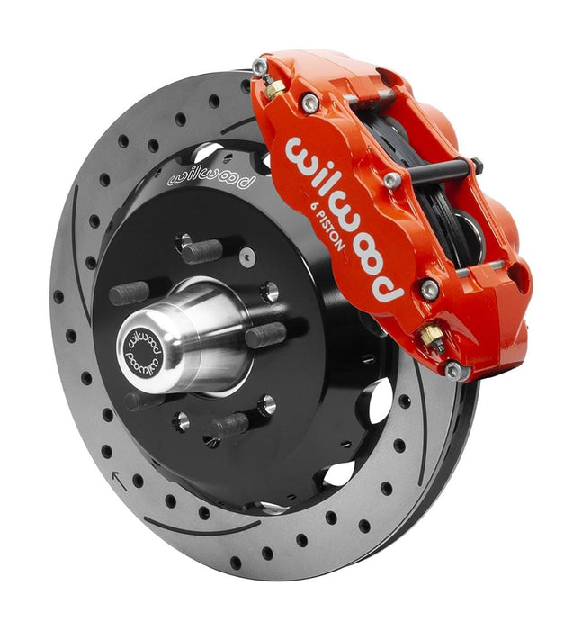 Wilwood Disc Brakes Wilwood Forged Narrow Superlite 6R Big Brake Front Brake Kits 140-15552-DR Autofit