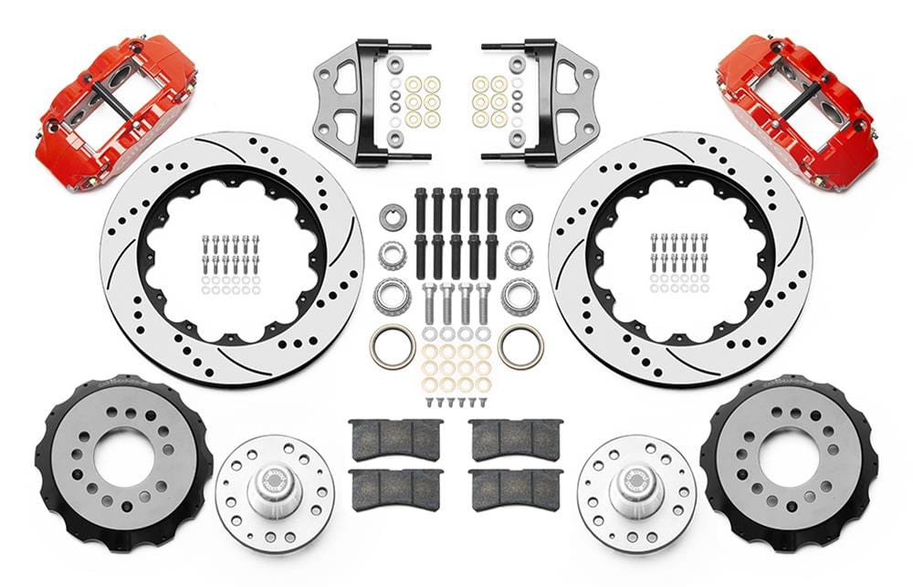 Wilwood Disc Brakes Wilwood Forged Narrow Superlite 6R Big Brake Front Brake Kits 140-15554-DR Autofit