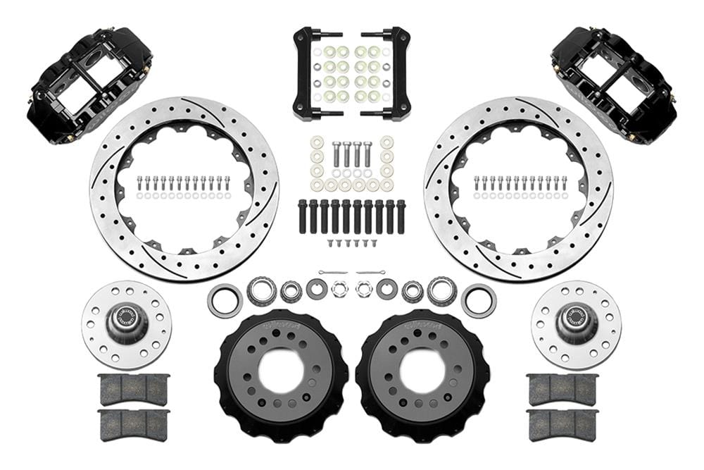 Wilwood Disc Brakes Wilwood Forged Narrow Superlite 6R Big Brake Front Brake Kits 140-15910-D Autofit