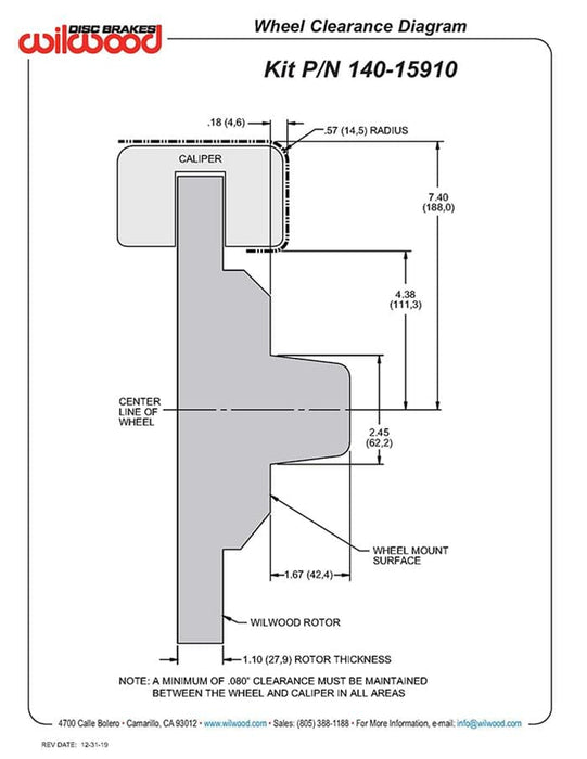 Wilwood Disc Brakes Wilwood Forged Narrow Superlite 6R Big Brake Front Brake Kits 140-15910-D Autofit