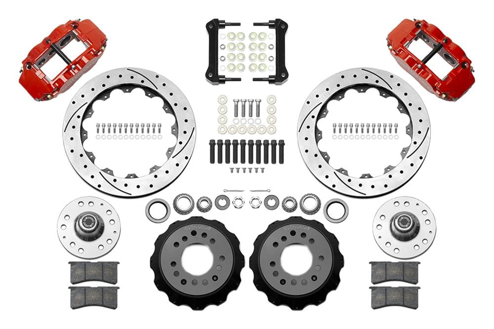 Wilwood Disc Brakes Wilwood Forged Narrow Superlite 6R Big Brake Front Brake Kits 140-15910-DR Autofit