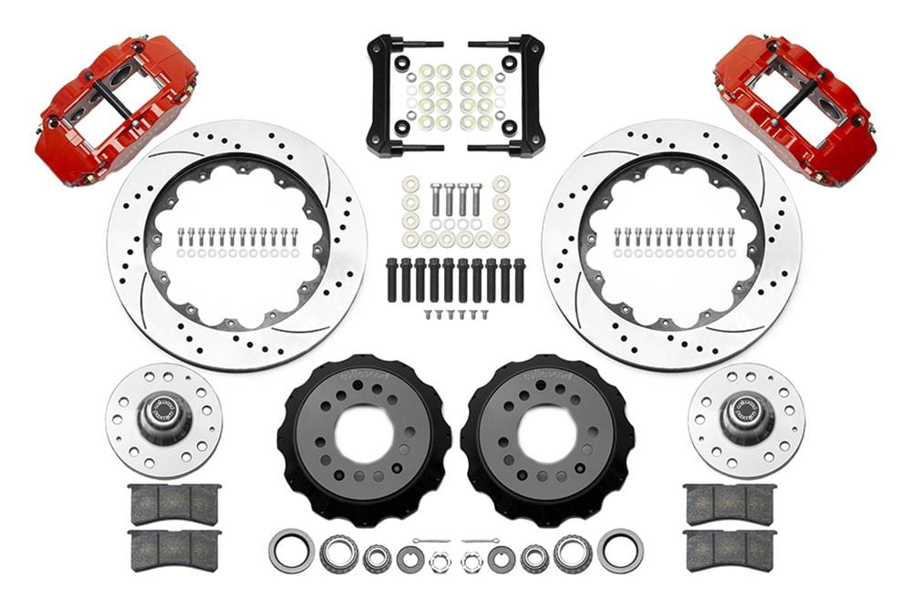 Wilwood Disc Brakes Wilwood Forged Narrow Superlite 6R Big Brake Front Brake Kits 140-15911-DR Autofit