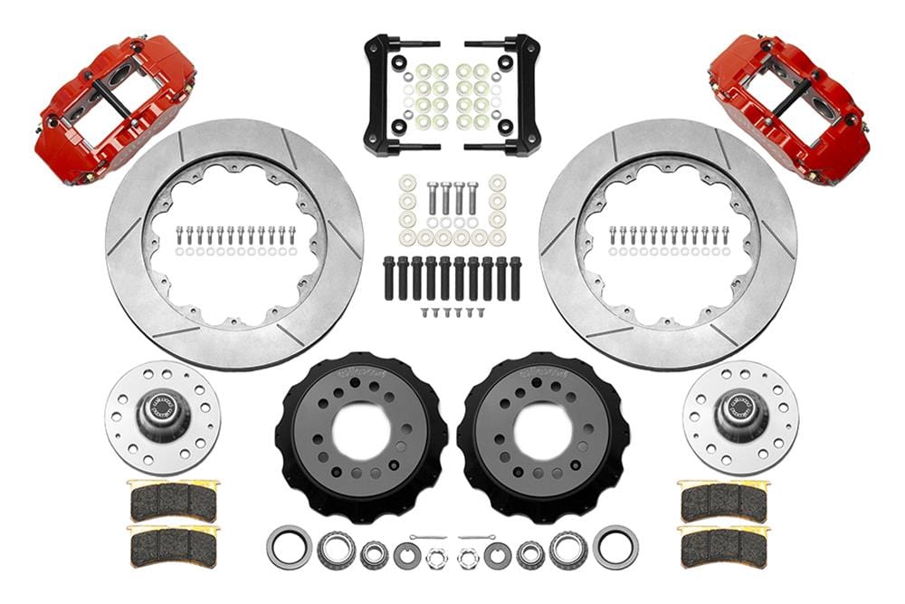 Wilwood Disc Brakes Wilwood Forged Narrow Superlite 6R Big Brake Front Brake Kits 140-15911-R Autofit