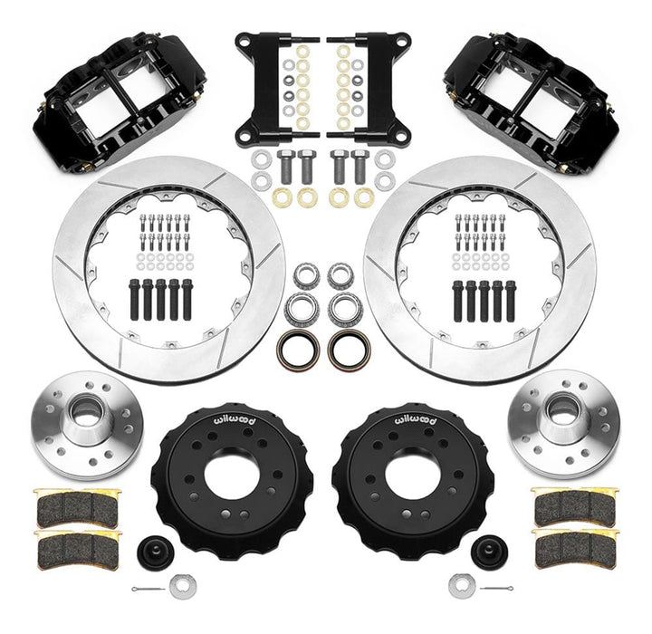 Wilwood Disc Brakes Wilwood Forged Narrow Superlite 6R Big Brake Front Brake Kits 140-15941 Autofit