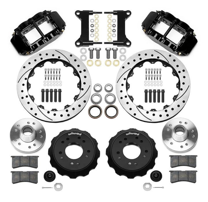 Wilwood Disc Brakes Wilwood Forged Narrow Superlite 6R Big Brake Front Brake Kits 140-15941-D Autofit