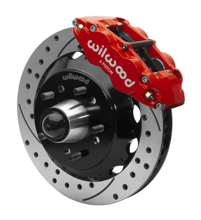 Wilwood Disc Brakes Wilwood Forged Narrow Superlite 6R Big Brake Front Brake Kits 140-15941-DR Autofit
