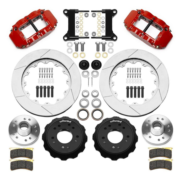 Wilwood Disc Brakes Wilwood Forged Narrow Superlite 6R Big Brake Front Brake Kits 140-15942-R Autofit