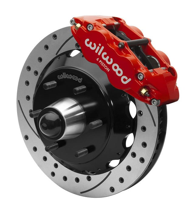 Wilwood Disc Brakes Wilwood Forged Narrow Superlite 6R Big Brake Front Brake Kits 140-15945-DR Autofit