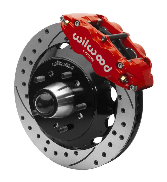 Wilwood Disc Brakes Wilwood Forged Narrow Superlite 6R Big Brake Front Brake Kits 140-15949-DR Autofit
