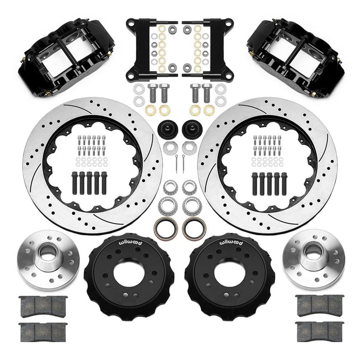 Wilwood Disc Brakes Wilwood Forged Narrow Superlite 6R Big Brake Front Brake Kits 140-15950-D Autofit