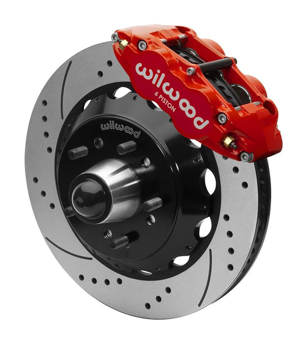 Wilwood Disc Brakes Wilwood Forged Narrow Superlite 6R Big Brake Front Brake Kits 140-15950-DR Autofit