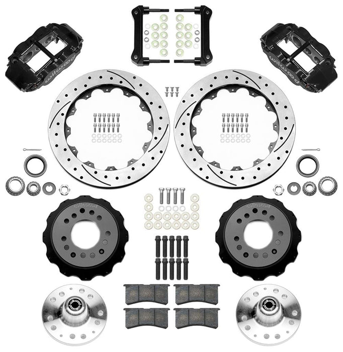 Wilwood Disc Brakes Wilwood Forged Narrow Superlite 6R Big Brake Front Brake Kits 140-15982-D Autofit