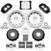 Wilwood Disc Brakes Wilwood Forged Narrow Superlite 6R Big Brake Front Brake Kits 140-15982-D Autofit
