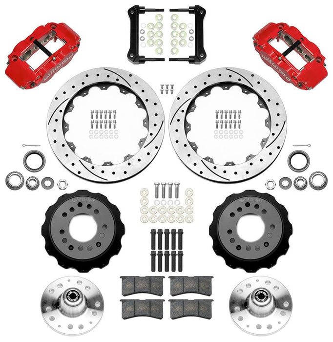 Wilwood Disc Brakes Wilwood Forged Narrow Superlite 6R Big Brake Front Brake Kits 140-15982-DR Autofit