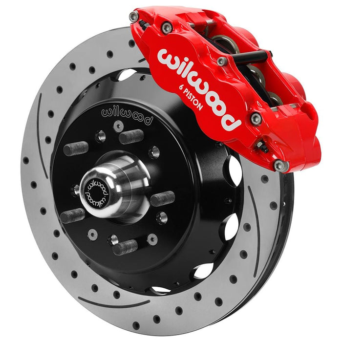 Wilwood Disc Brakes Wilwood Forged Narrow Superlite 6R Big Brake Front Brake Kits 140-15982-DR Autofit