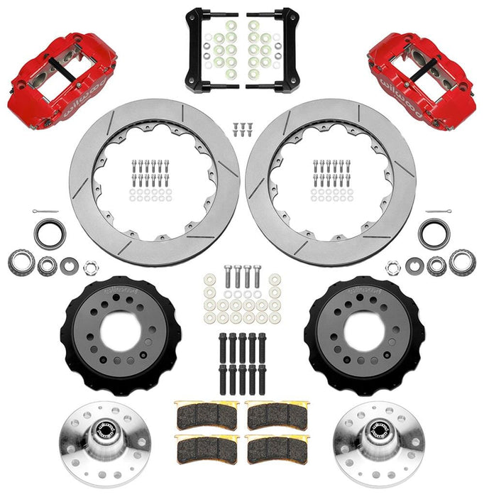 Wilwood Disc Brakes Wilwood Forged Narrow Superlite 6R Big Brake Front Brake Kits 140-15982-R Autofit