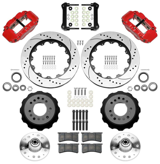 Wilwood Disc Brakes Wilwood Forged Narrow Superlite 6R Big Brake Front Brake Kits 140-15983-DR Autofit