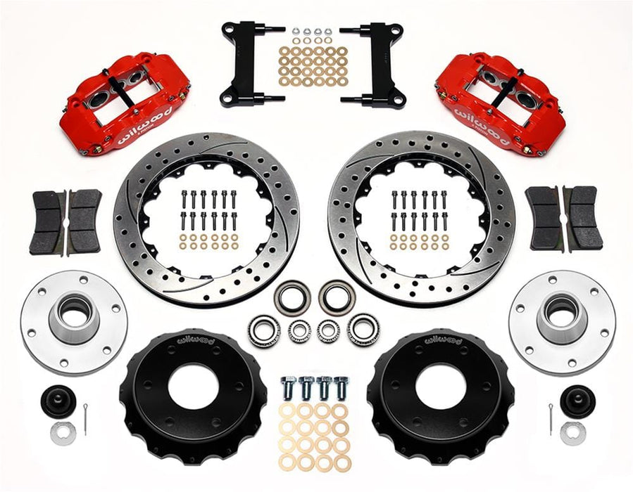 Wilwood Disc Brakes Wilwood Forged Narrow Superlite 6R Big Brake Front Brake Kits 140-16457-DR Autofit