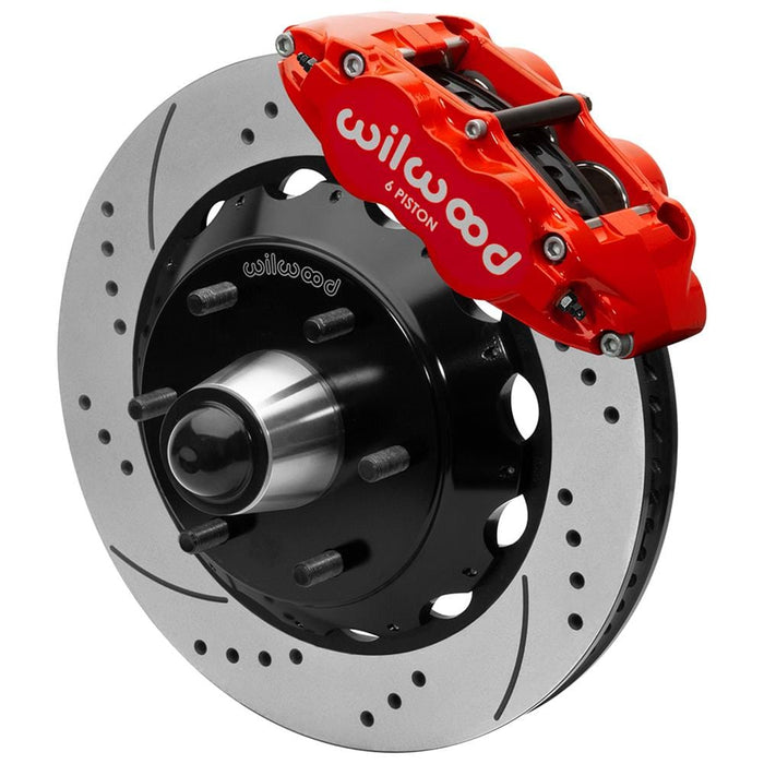 Wilwood Disc Brakes Wilwood Forged Narrow Superlite 6R Big Brake Front Brake Kits 140-16458-DR Autofit