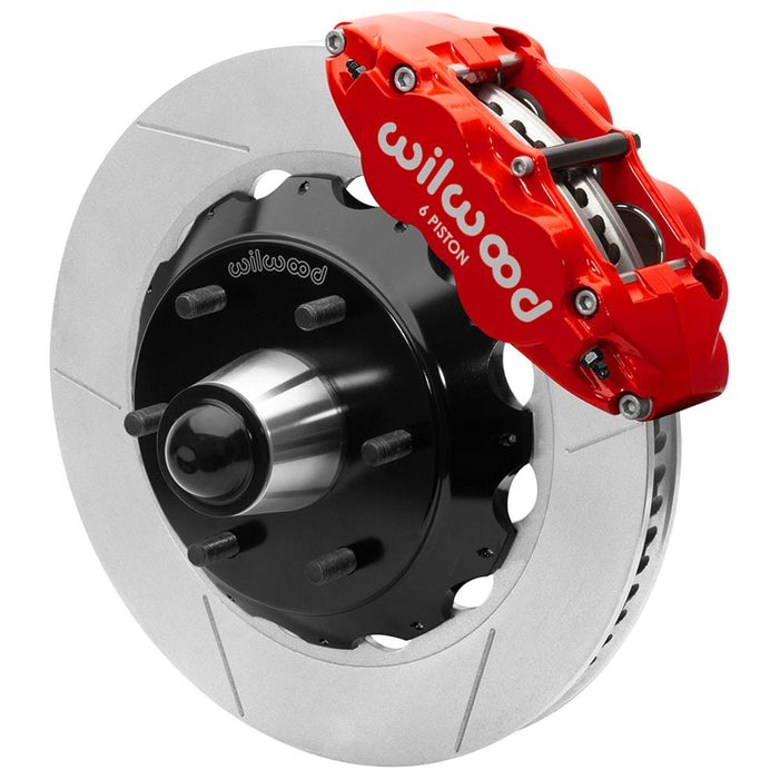 Wilwood Disc Brakes Wilwood Forged Narrow Superlite 6R Big Brake Front Brake Kits 140-16458-R Autofit