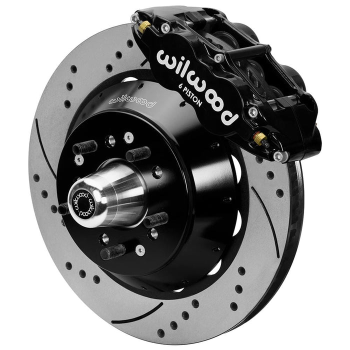 Wilwood Disc Brakes Wilwood Forged Narrow Superlite 6R Big Brake Front Brake Kits 140-16496-D Autofit