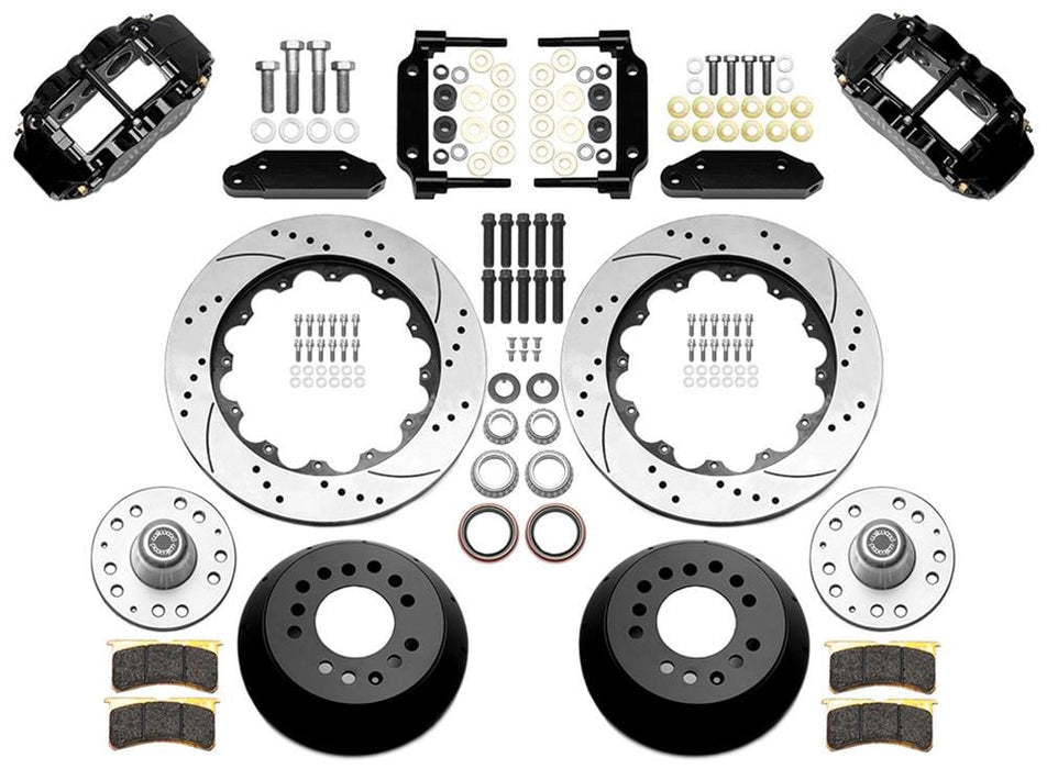 Wilwood Disc Brakes Wilwood Forged Narrow Superlite 6R Big Brake Front Brake Kits 140-16496-D Autofit