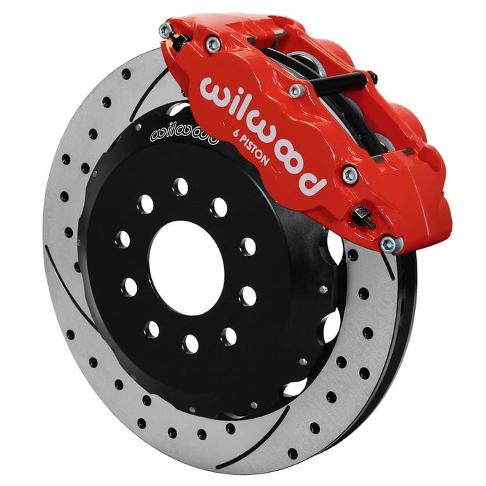 Wilwood Disc Brakes Wilwood Forged Narrow Superlite 6R Big Brake Front Brake Kits 140-16781-DR Autofit