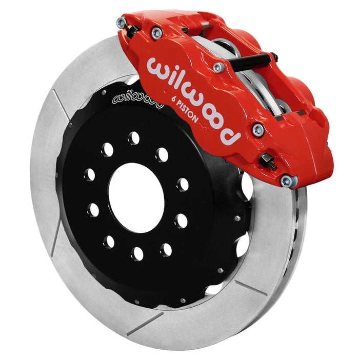 Wilwood Disc Brakes Wilwood Forged Narrow Superlite 6R Big Brake Front Brake Kits 140-16781-R Autofit