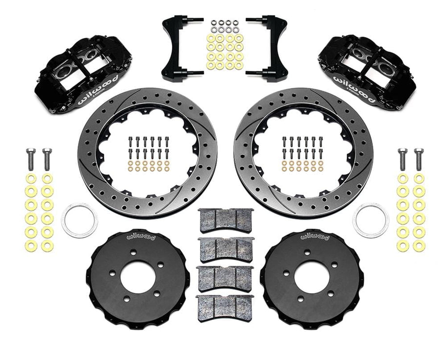 Wilwood Disc Brakes Wilwood Forged Narrow Superlite 6R Big Brake Front Brake Kits 140-16847-D Autofit