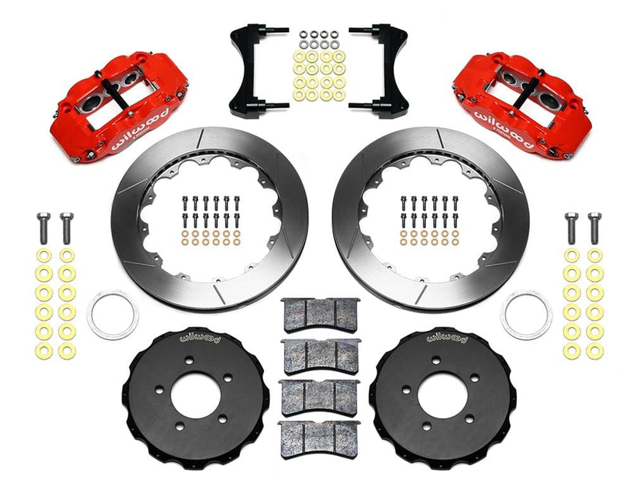 Wilwood Disc Brakes Wilwood Forged Narrow Superlite 6R Big Brake Front Brake Kits 140-16847-R Autofit