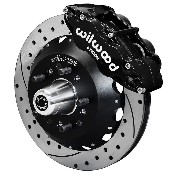 Wilwood Disc Brakes Wilwood Forged Narrow Superlite 6R Big Brake Front Brake Kits 140-16908-D Autofit