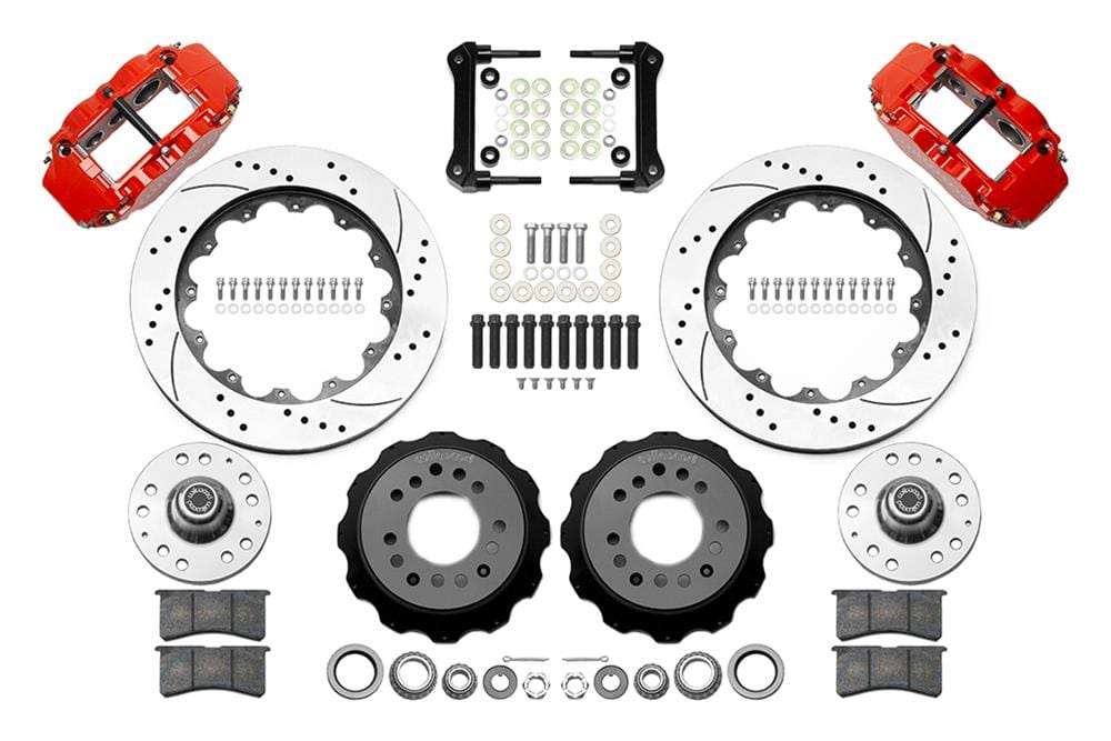 Wilwood Disc Brakes Wilwood Forged Narrow Superlite 6R Big Brake Front Brake Kits 140-16909-DR Autofit
