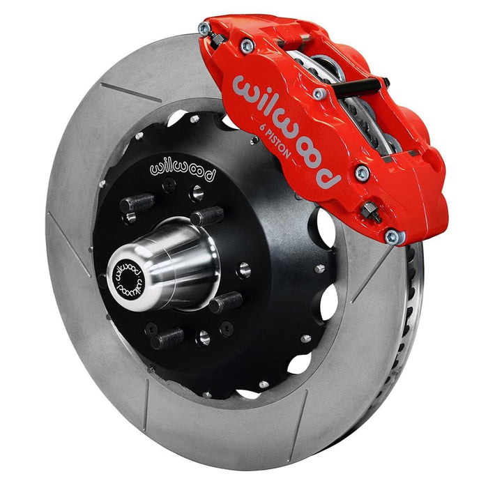 Wilwood Disc Brakes Wilwood Forged Narrow Superlite 6R Big Brake Front Brake Kits 140-16909-R Autofit