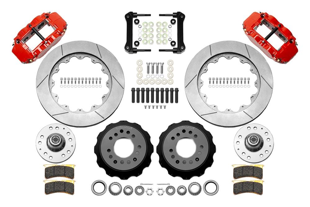 Wilwood Disc Brakes Wilwood Forged Narrow Superlite 6R Big Brake Front Brake Kits 140-16909-R Autofit