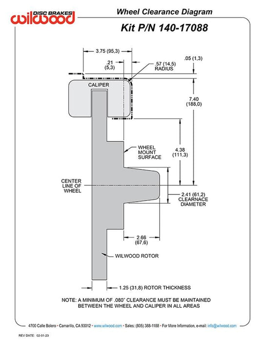 Wilwood Disc Brakes Wilwood Forged Narrow Superlite 6R Big Brake Front Brake Kits 140-17088 Autofit
