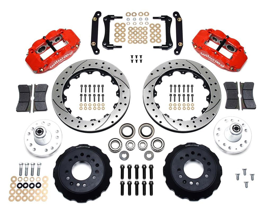 Wilwood Disc Brakes Wilwood Forged Narrow Superlite 6R Big Brake Front Brake Kits 140-17088-DR Autofit