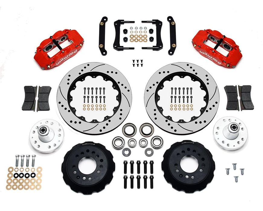 Wilwood Disc Brakes Wilwood Forged Narrow Superlite 6R Big Brake Front Brake Kits 140-17089-DR Autofit
