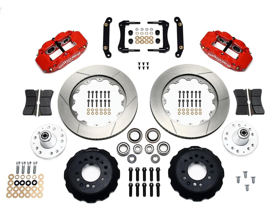 Wilwood Disc Brakes Wilwood Forged Narrow Superlite 6R Big Brake Front Brake Kits 140-17089-R Autofit