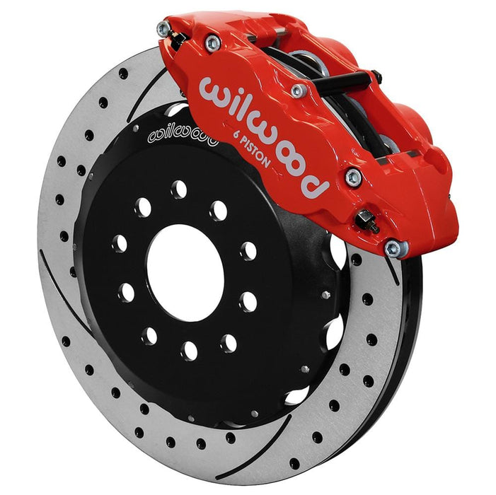 Wilwood Disc Brakes Wilwood Forged Narrow Superlite 6R Big Brake Front Brake Kits 140-8337-DR Autofit
