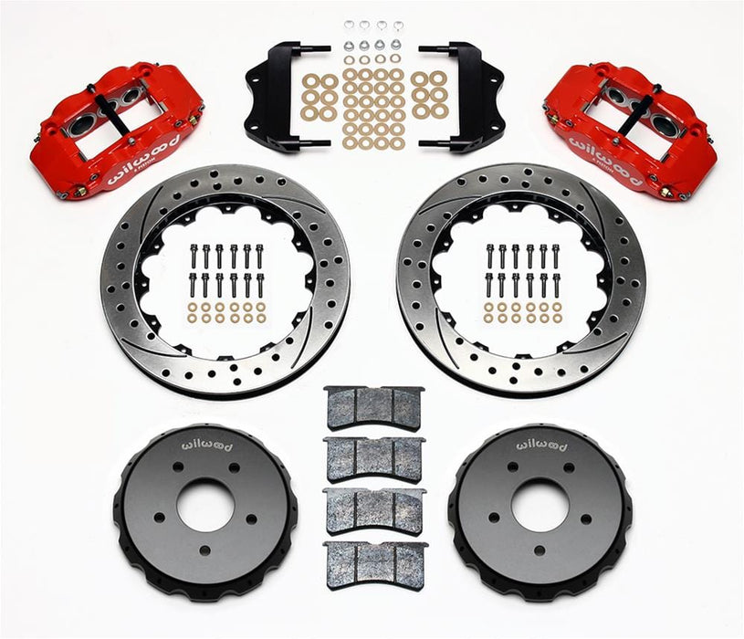 Wilwood Disc Brakes Wilwood Forged Narrow Superlite 6R Big Brake Front Brake Kits 140-8753-DR Autofit