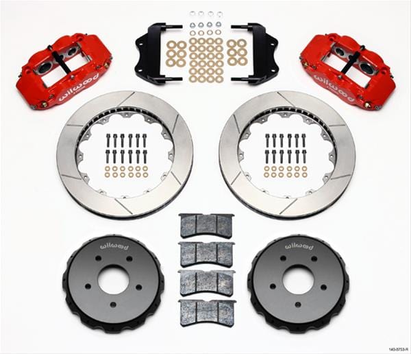 Wilwood Disc Brakes Wilwood Forged Narrow Superlite 6R Big Brake Front Brake Kits 140-8753-R Autofit