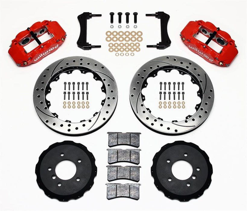 Wilwood Disc Brakes Wilwood Forged Narrow Superlite 6R Big Brake Front Brake Kits 140-8797-DR Autofit