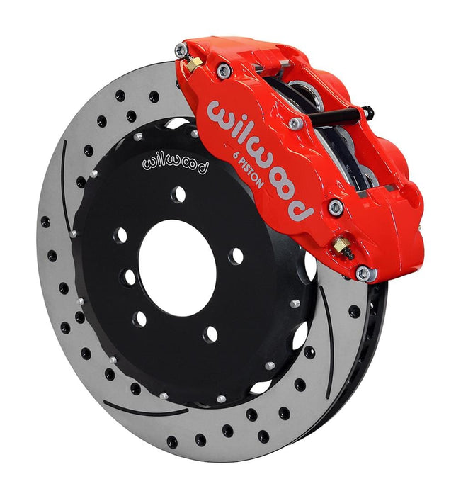 Wilwood Disc Brakes Wilwood Forged Narrow Superlite 6R Big Brake Front Brake Kits 140-8797-DR Autofit
